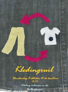 Poster Kledingruil 8 okt