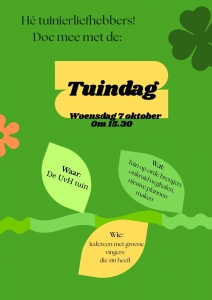 Tuindag poster 7 oktober